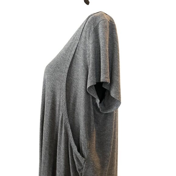 Ekouaer Maternity Labor Nursing Gown XXL short sleeve gray lace - Picture 4 of 7